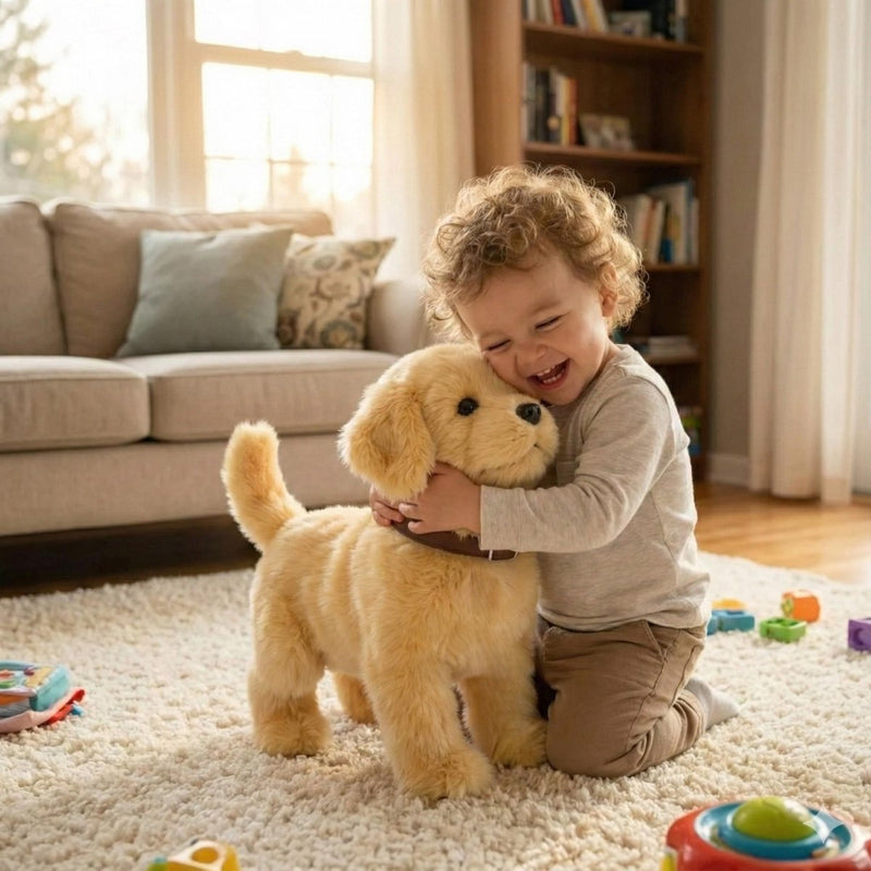 Interactive Robot Puppy Toy with Realistic Movements for Children