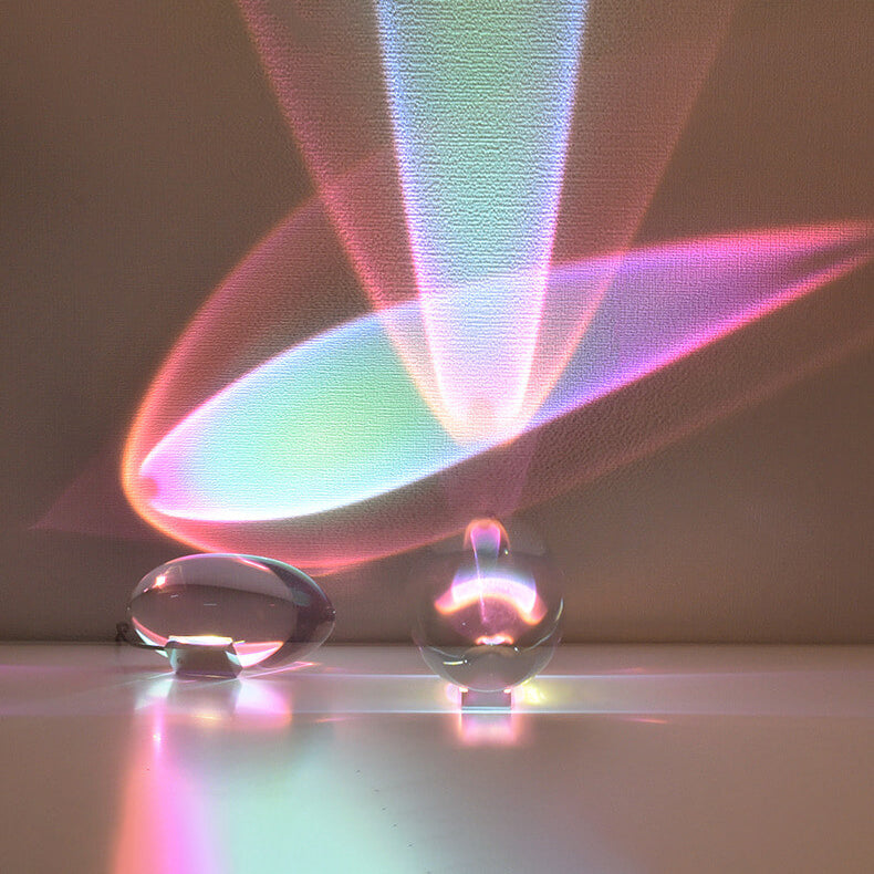 Crystal Projection Table Lamp with Remote Control