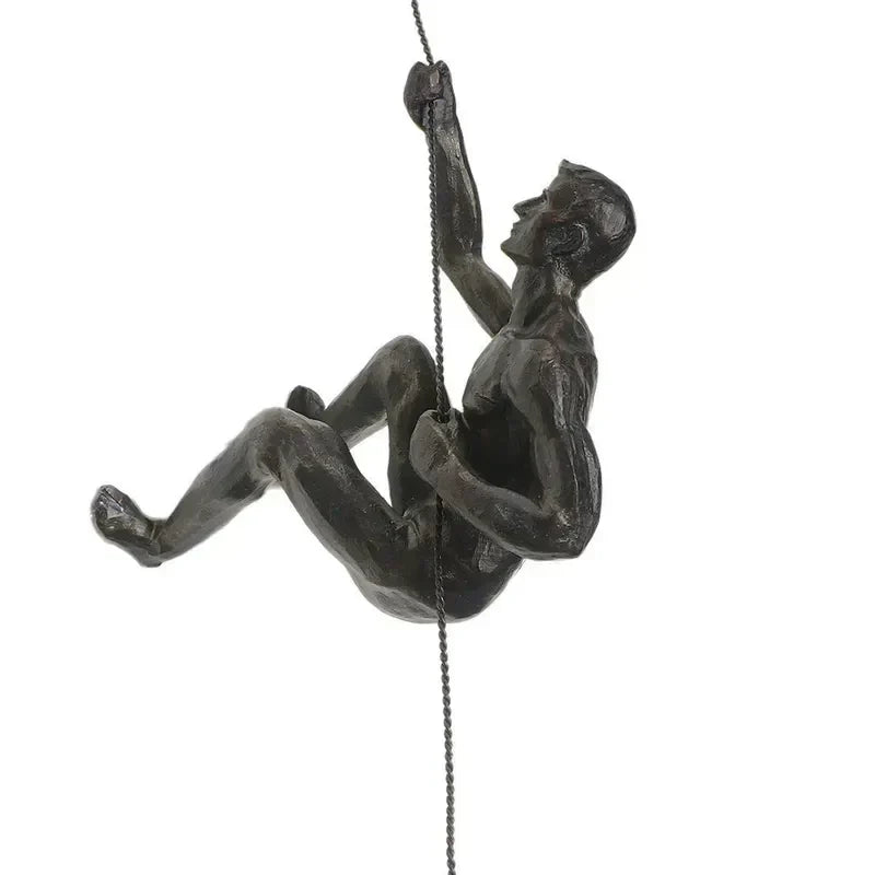 Decorative Climbing Figures Wall Sculpture Set for Modern Wall Decoration