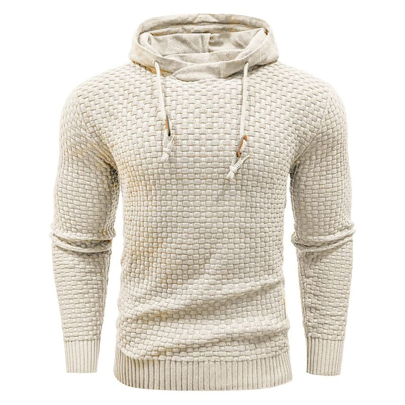 Robust Men's Hoodie with Waffle Texture – Warm, Durable and Comfortable