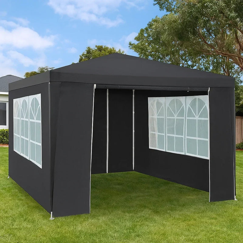 Pop-Up Gazebo with Side Panels for Garden Parties and Outdoor Events