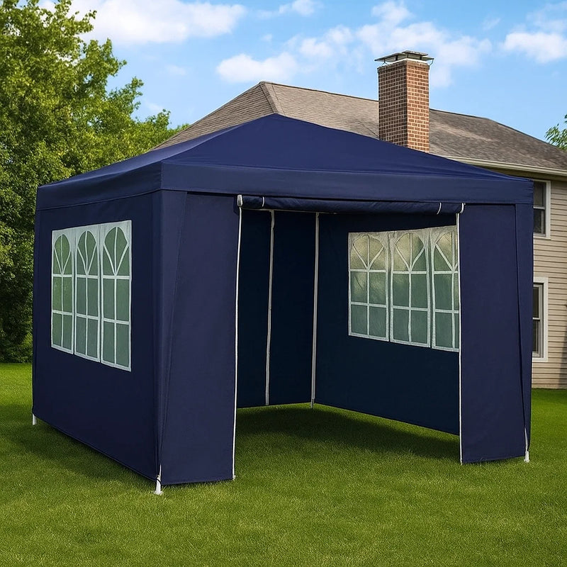 Pop-Up Gazebo with Side Panels for Garden Parties and Outdoor Events