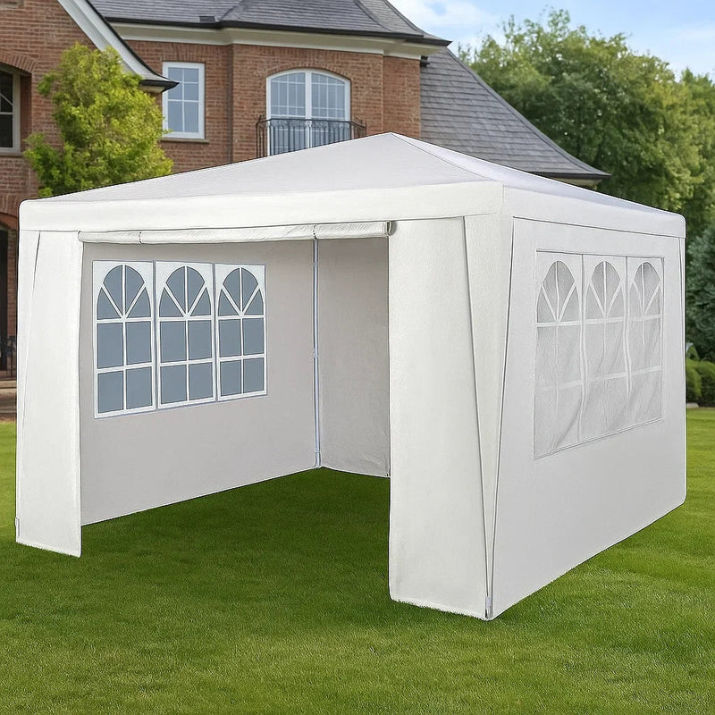 Pop-Up Gazebo with Side Panels for Garden Parties and Outdoor Events