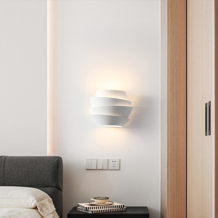 Scandinavian Wall Lamp with Double Light Points made of Iron