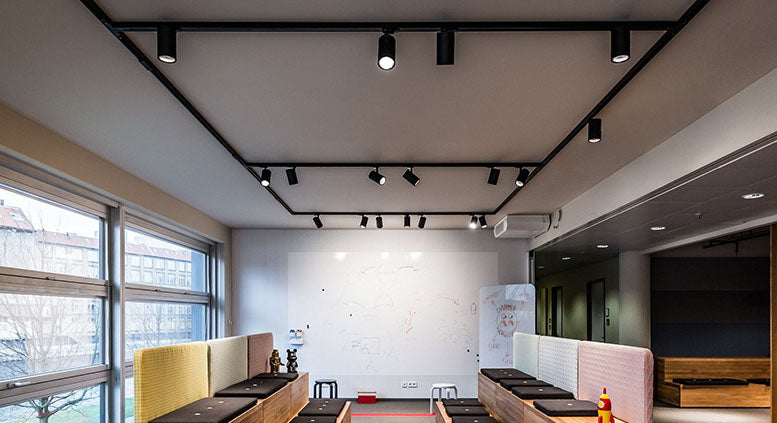 Track Lighting Rails and Connectors for LED Spotlights