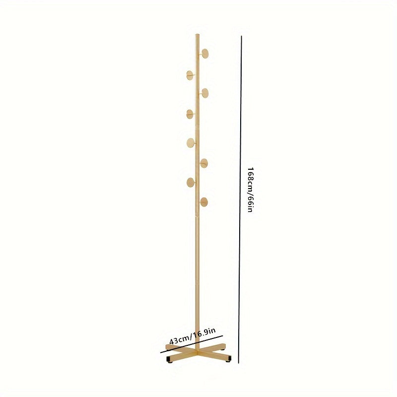 Elegant Gold Coat Rack – Modern and Practical for Any Space