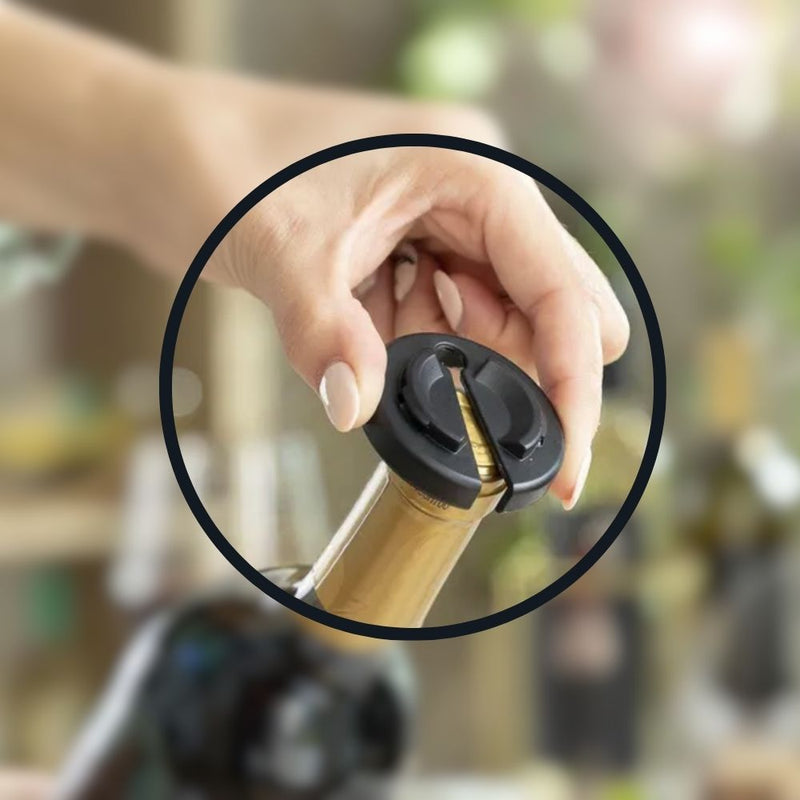 Rechargeable Electric Wine Opener Set with Charging Stand and Accessories