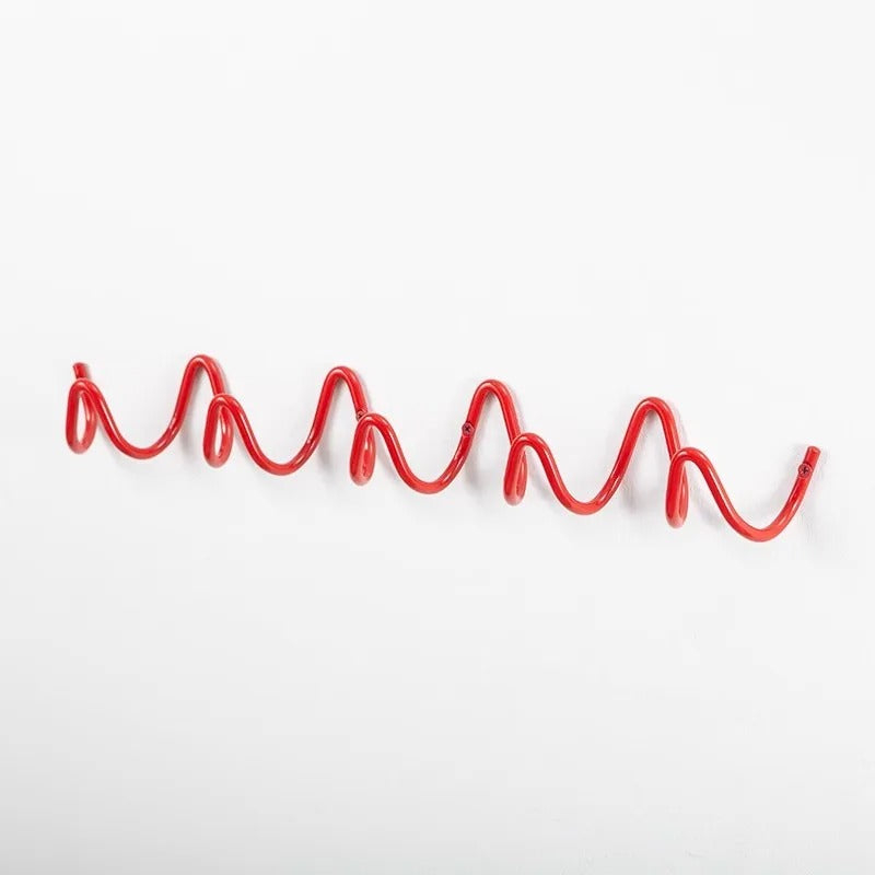 Modern Wavy Wall Coat Rack – Stylish Wall Coat Rack with Multiple Hooks