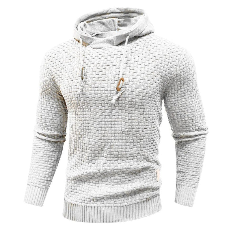 Robust Men's Hoodie with Waffle Texture – Warm, Durable and Comfortable