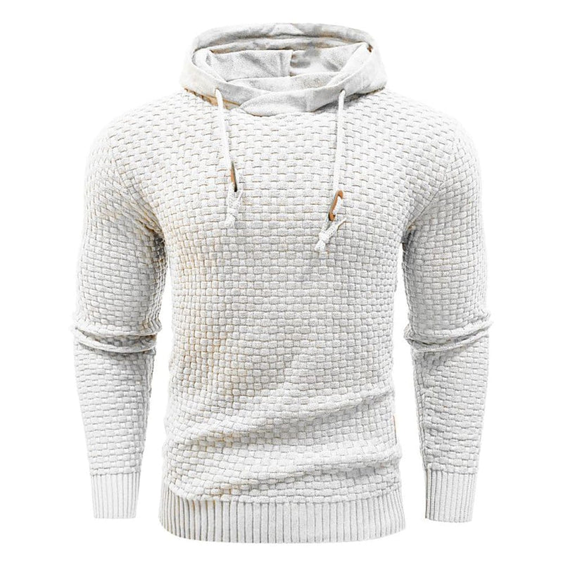Robust Men's Hoodie with Waffle Texture – Warm, Durable and Comfortable