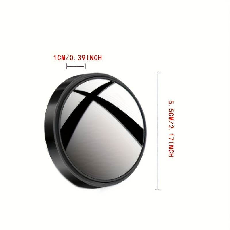 Auto Blind Spot Mirrors with Wide Angle Lens and 360° Adjustable Design