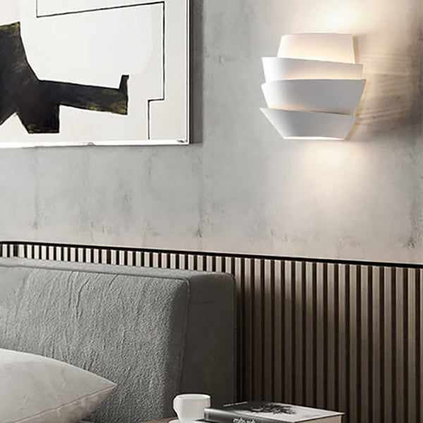 Scandinavian Wall Lamp with Double Light Points made of Iron
