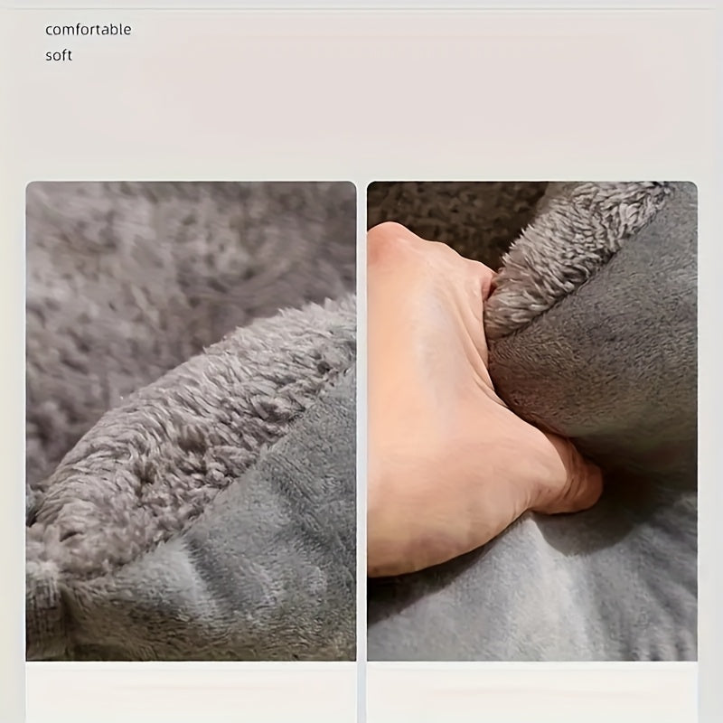 Soft Cat and Dog Bed for Small Pets with Comfortable Plush Edge