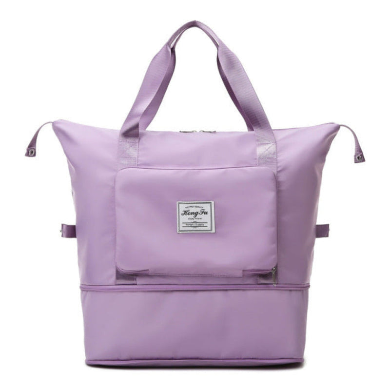 Foldable Lightweight Nylon Travel Bag with Shoulder Straps