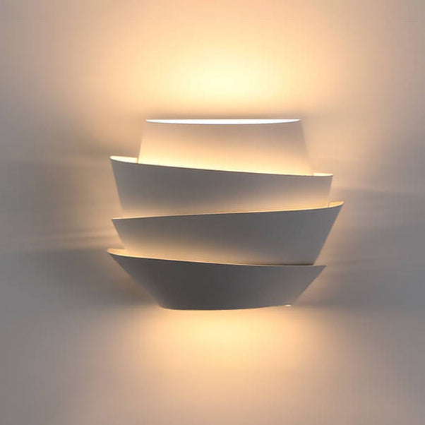 Scandinavian Wall Lamp with Double Light Points made of Iron