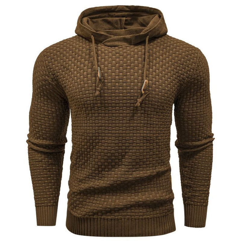 Robust Men's Hoodie with Waffle Texture – Warm, Durable and Comfortable
