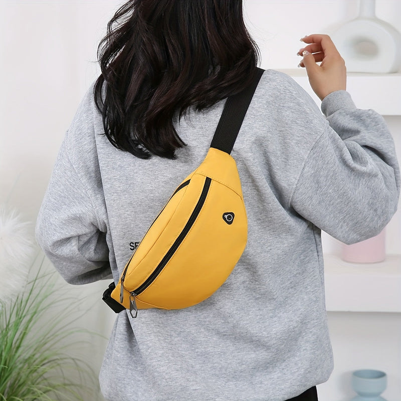 Sporty Bum Bag for Women with Multiple Pockets and Adjustable Strap
