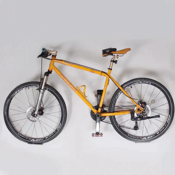 Wall-Mounted Bicycle Storage Rack with Pedal Hook for Space-Saving Storage