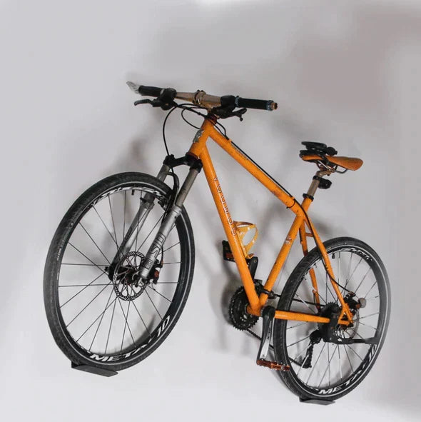 Wall-Mounted Bicycle Storage Rack with Pedal Hook for Space-Saving Storage