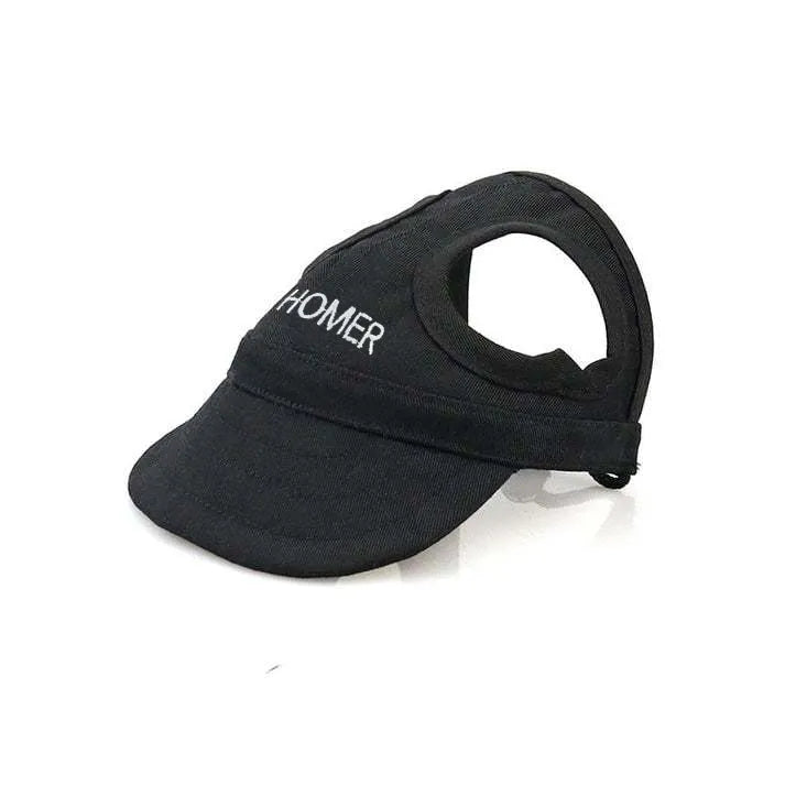 Dog Sun Hat with Adjustable Strap and Ear Openings for Outdoor Walks