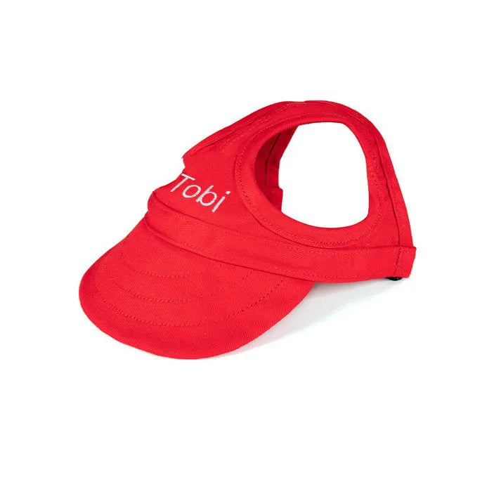 Dog Sun Hat with Adjustable Strap and Ear Openings for Outdoor Walks