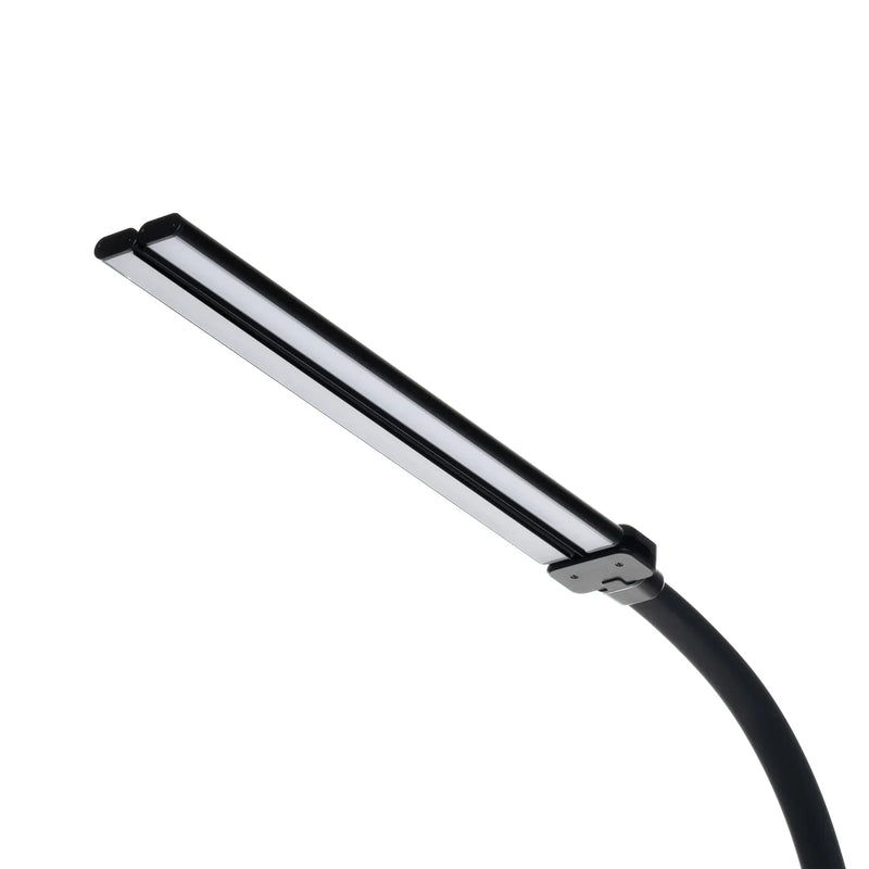 Modern LED Desk Lamp with Dimmable Light Settings and Flexible Arm for Workplace