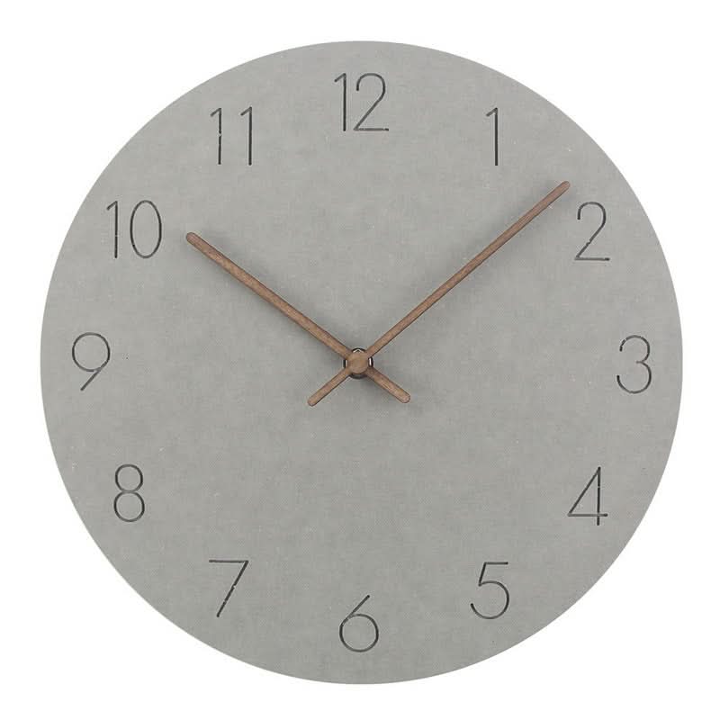 Minimalist Silent Wall Clock with MDF Frame for Modern Interiors