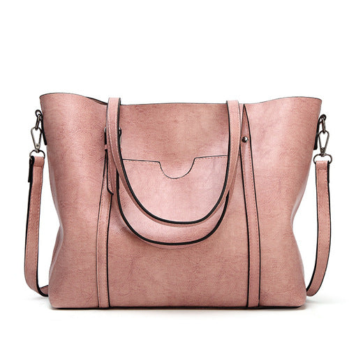 High-Capacity Shoulder & Crossbody Bag with Multiple Compartments