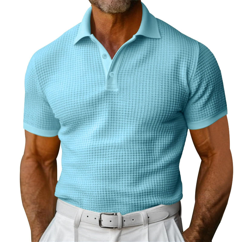 Slim Fit Men's Polo with Modern Fit and Breathable Structure
