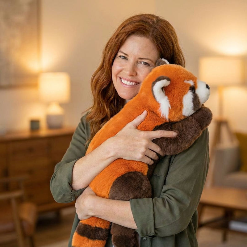 Soft Animal Cuddle Toy with Long Shape for Comfort and Relaxation