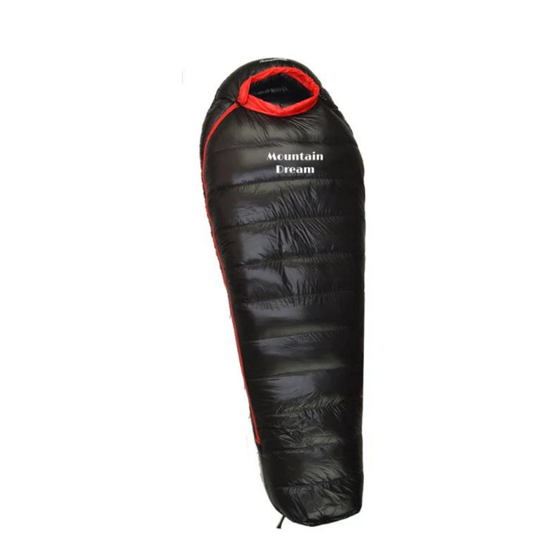 Duck Down Winter Sleeping Bag with Ripstop Nylon Shell