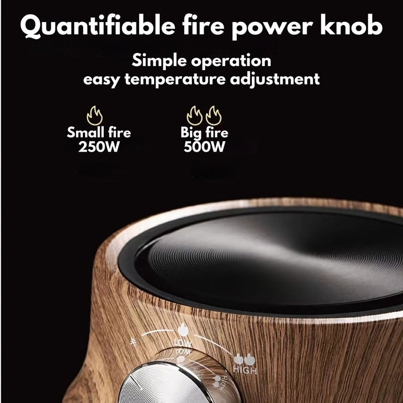 Mini Electric Hot Plate with Temperature Control for Compact Use