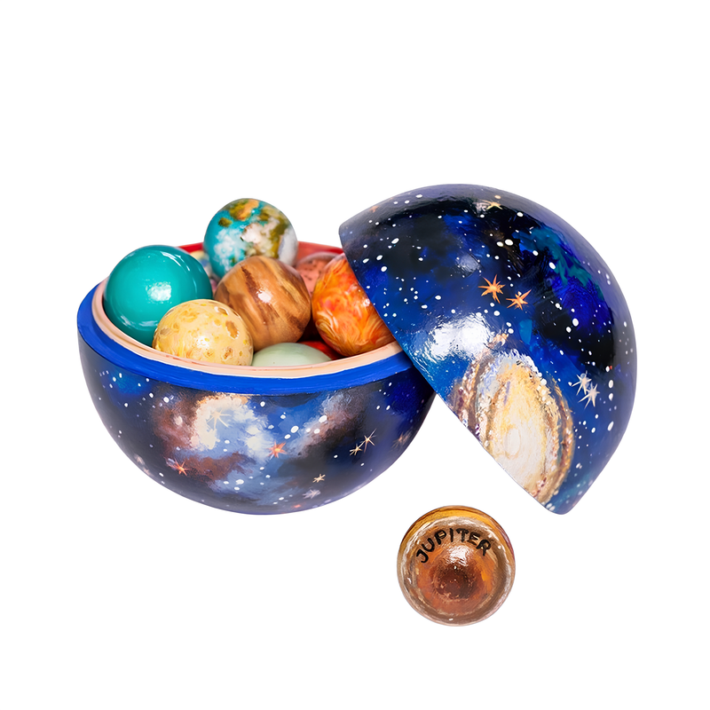 Galaxy Quest Wooden Planet Set – Educational Adventure for Children