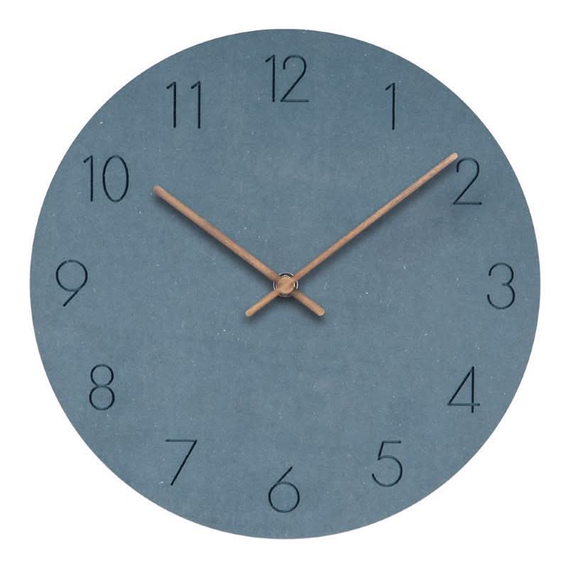 Minimalist Silent Wall Clock with MDF Frame for Modern Interiors