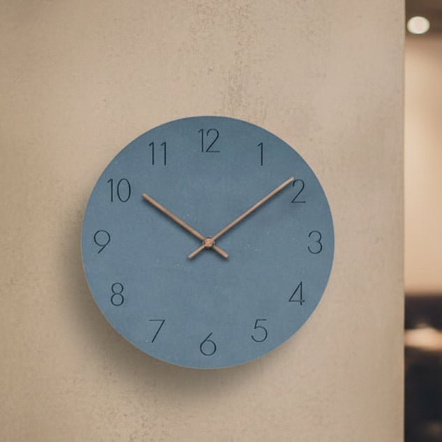 Minimalist Silent Wall Clock with MDF Frame for Modern Interiors