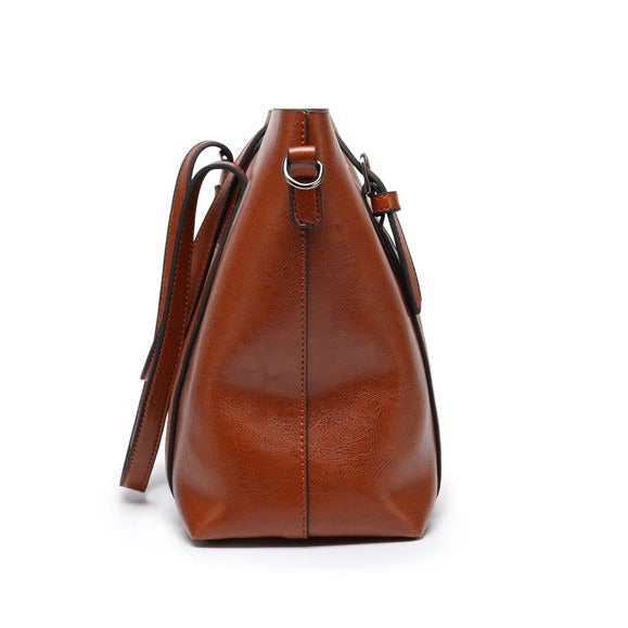 High-Capacity Shoulder & Crossbody Bag with Multiple Compartments