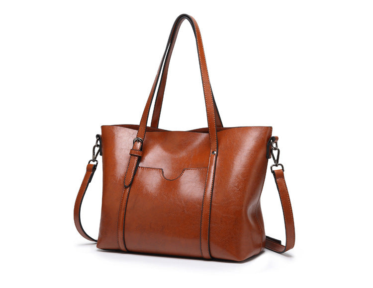High-Capacity Shoulder & Crossbody Bag with Multiple Compartments