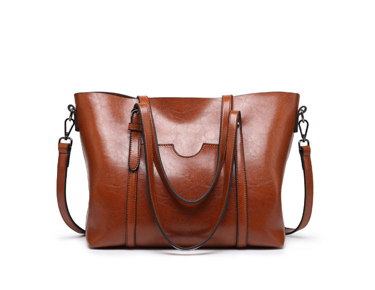 High-Capacity Shoulder & Crossbody Bag with Multiple Compartments