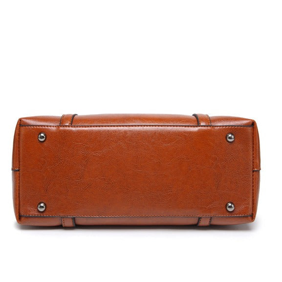 High-Capacity Shoulder & Crossbody Bag with Multiple Compartments