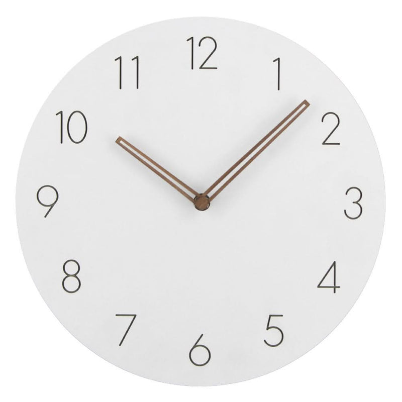 Minimalist Silent Wall Clock with MDF Frame for Modern Interiors