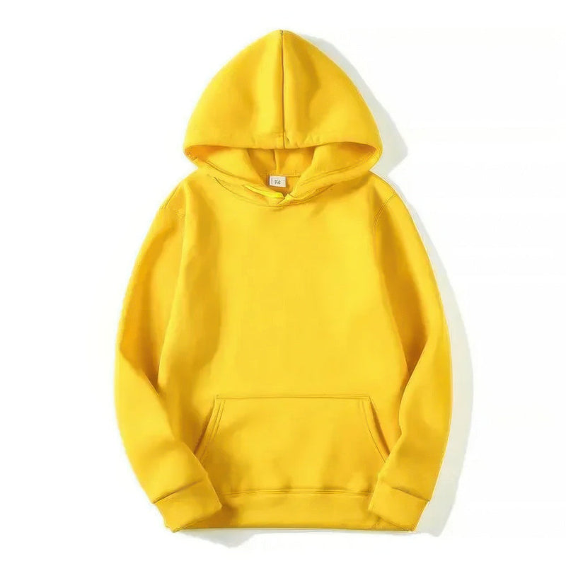 Comfortable Unisex Hoodie with Warm Lining and Relaxed Fit