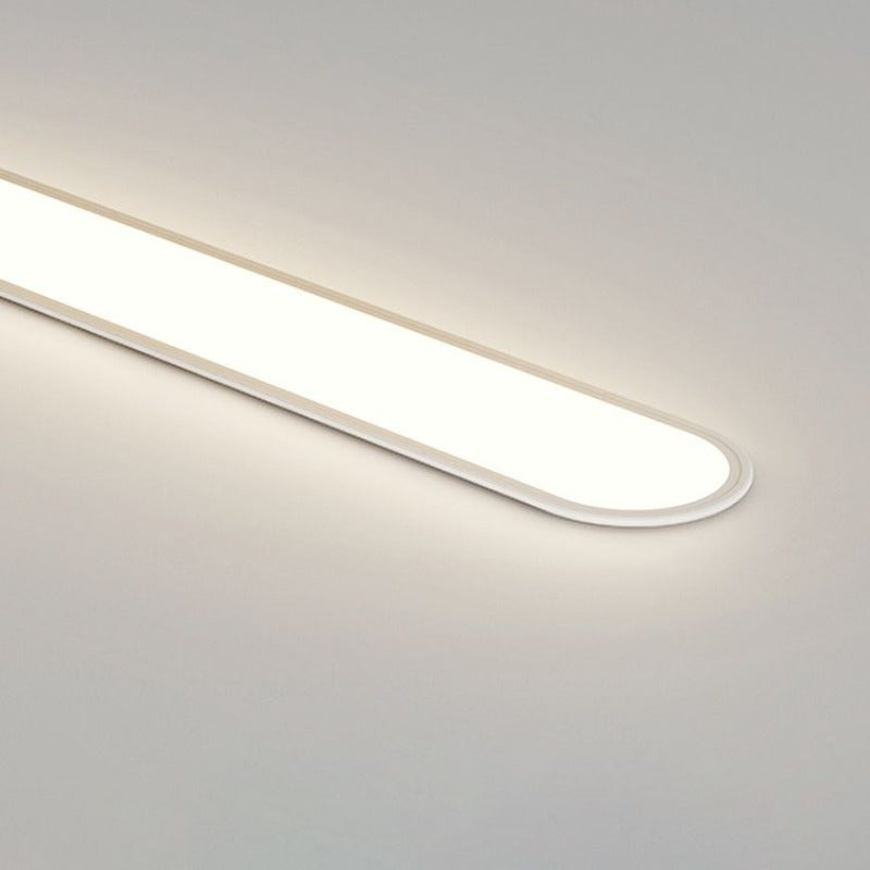 Oval LED Flush-Mount Ceiling Light with Dimmable Options