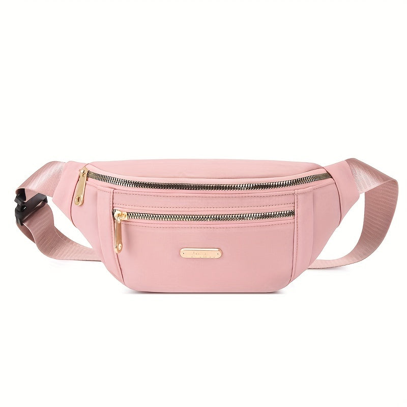 Lightweight Bum Bag for Women with Multiple Zipper Pockets and Adjustable Strap