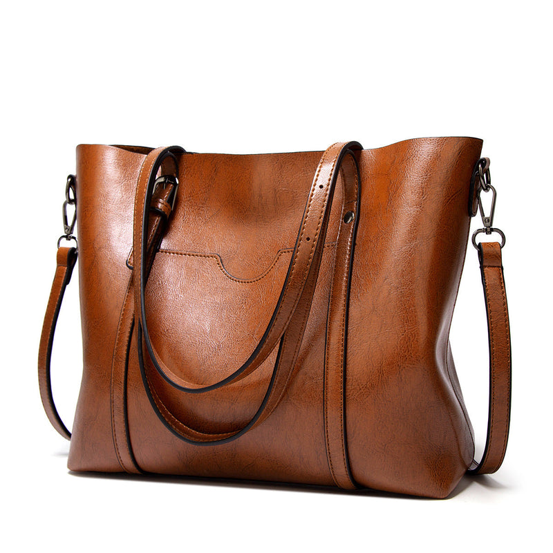 High-Capacity Shoulder & Crossbody Bag with Multiple Compartments