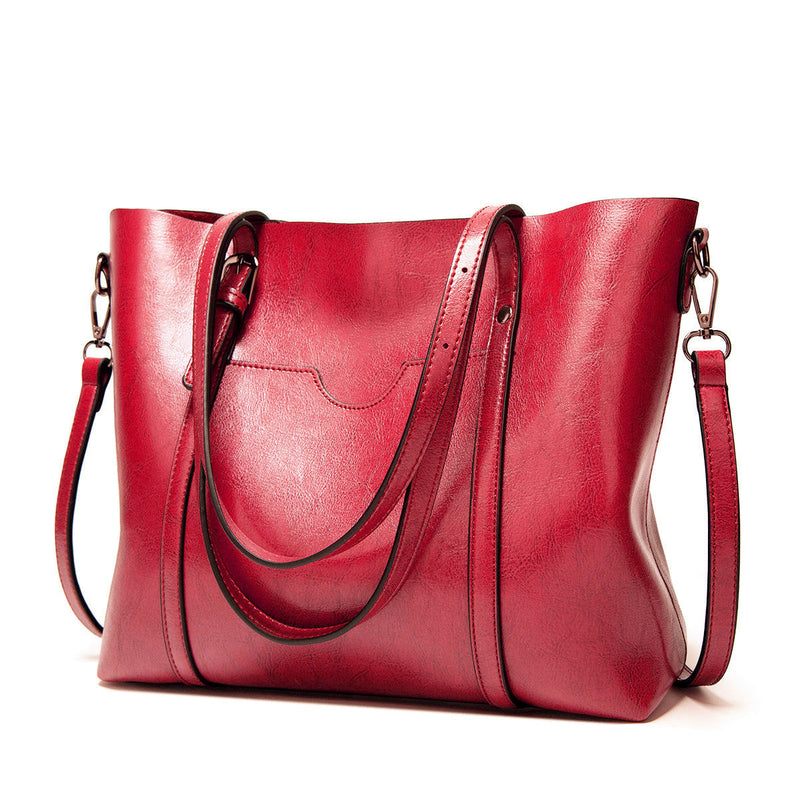 High-Capacity Shoulder & Crossbody Bag with Multiple Compartments