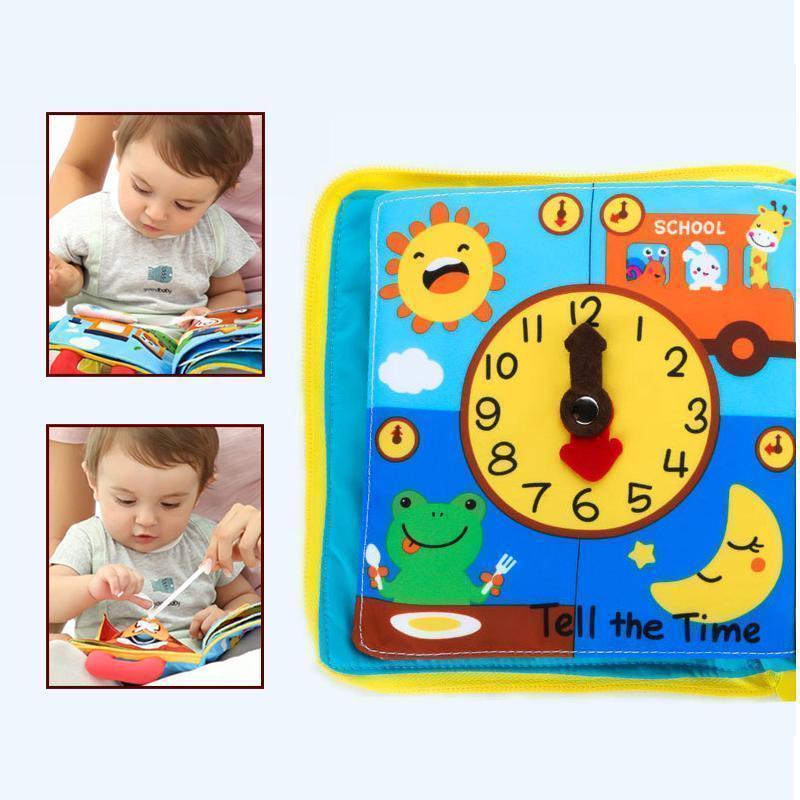3D Interactive Early Learning Soft Cloth Book