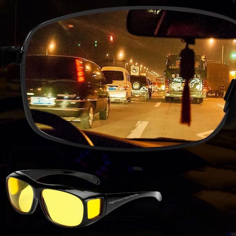 Night Driving Glasses with Anti-Reflection Yellow Lenses