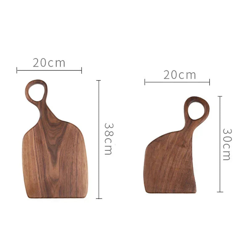 Walnut Cutting Board for Kitchen and Presentation with Double-Sided Design