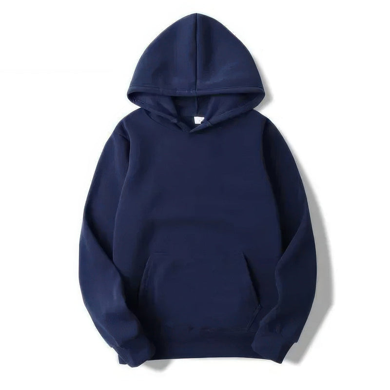 Comfortable Unisex Hoodie with Warm Lining and Relaxed Fit