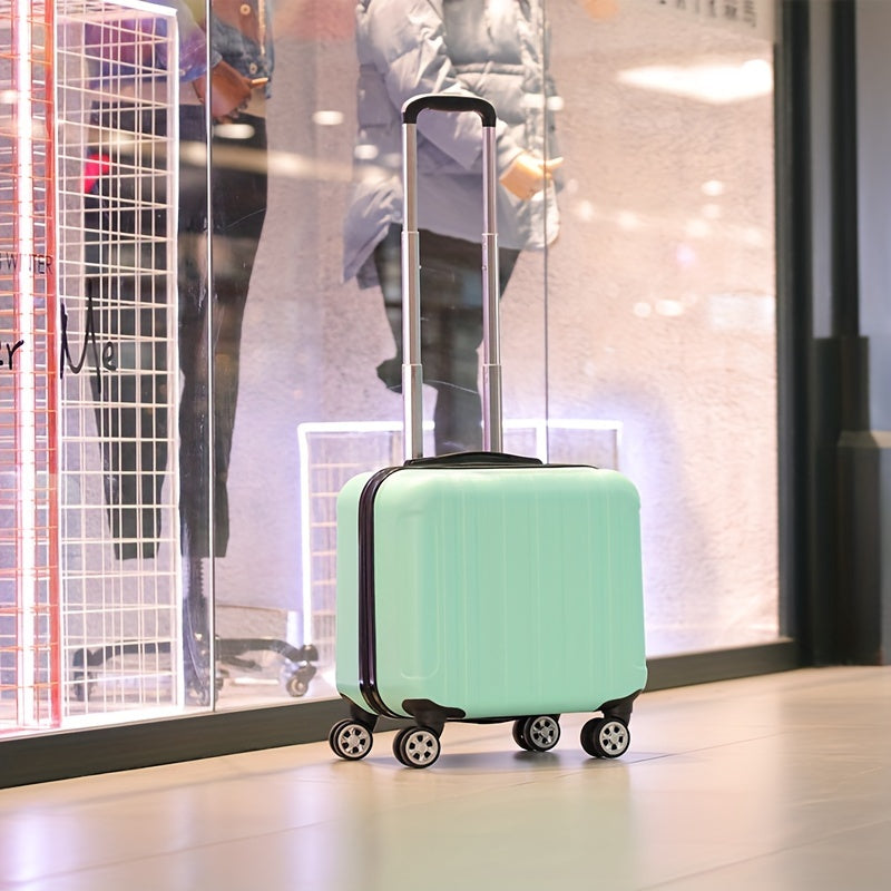 Stylish 18-Inch Suitcase – Airline Cabin Suitcase with Silent Spinner Wheels and Sturdy Construction